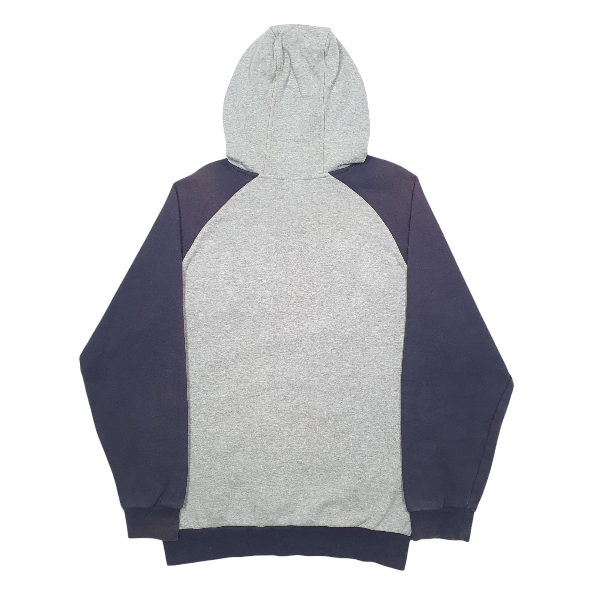Mens Grey Adidas Spellout Hoodie Jumper