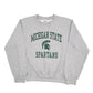 Mens Grey Gildan USA College Michigan State Spartans Crewneck Jumper