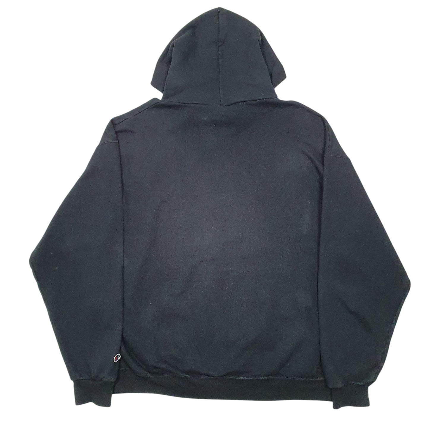 Mens Black Champion Oregon State College USA Spellout Hoodie Jumper