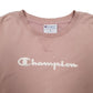 Womens Pink Champion Spellout Crewneck Jumper