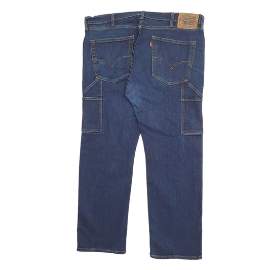 Mens Blue Levis Carpenter Workwear 505 JeansW40 L30