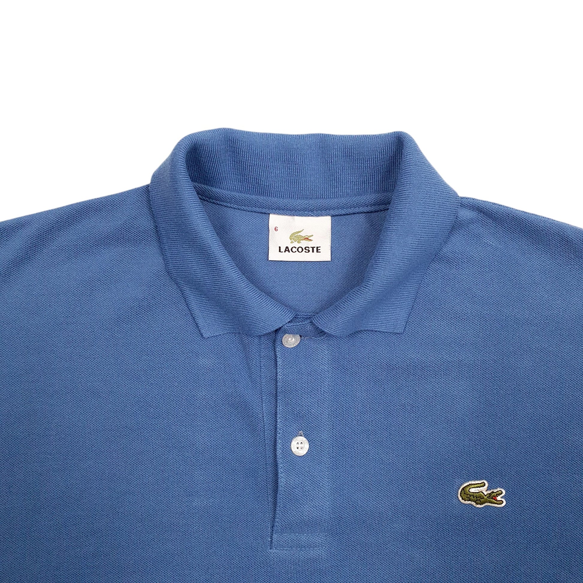 Mens Blue Lacoste  Short Sleeve Polo Shirt