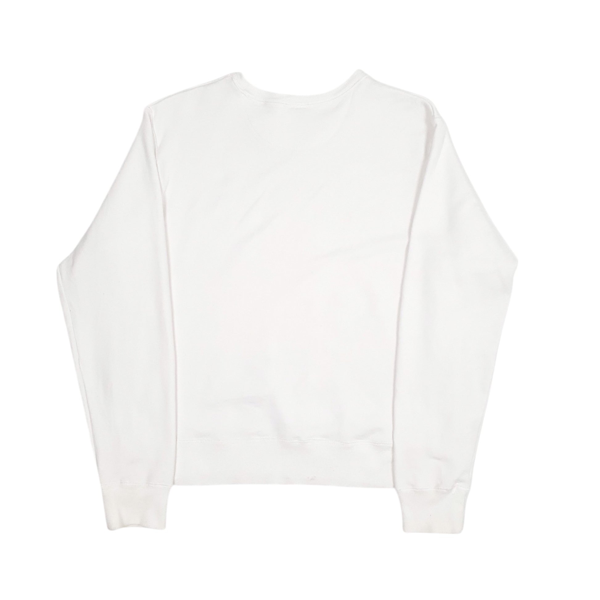 Mens White Champion  Crewneck Jumper