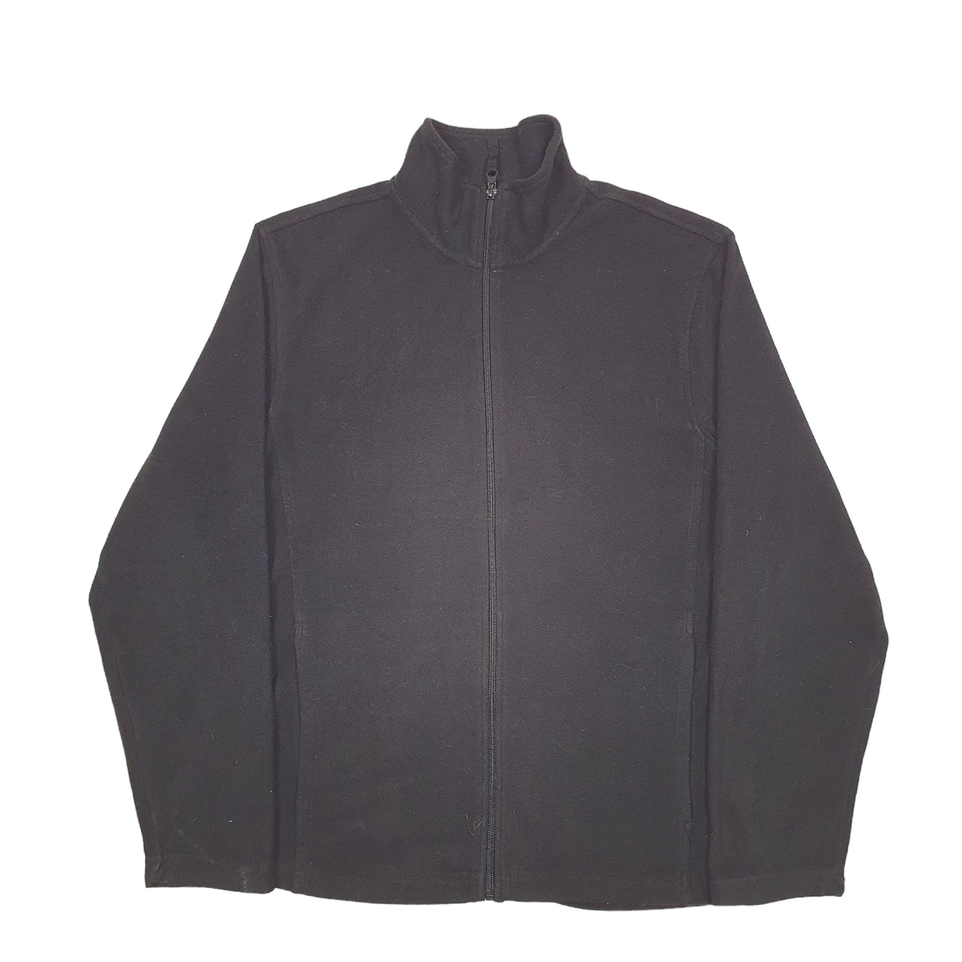 Mens Black Starter  Full Zip Jumper