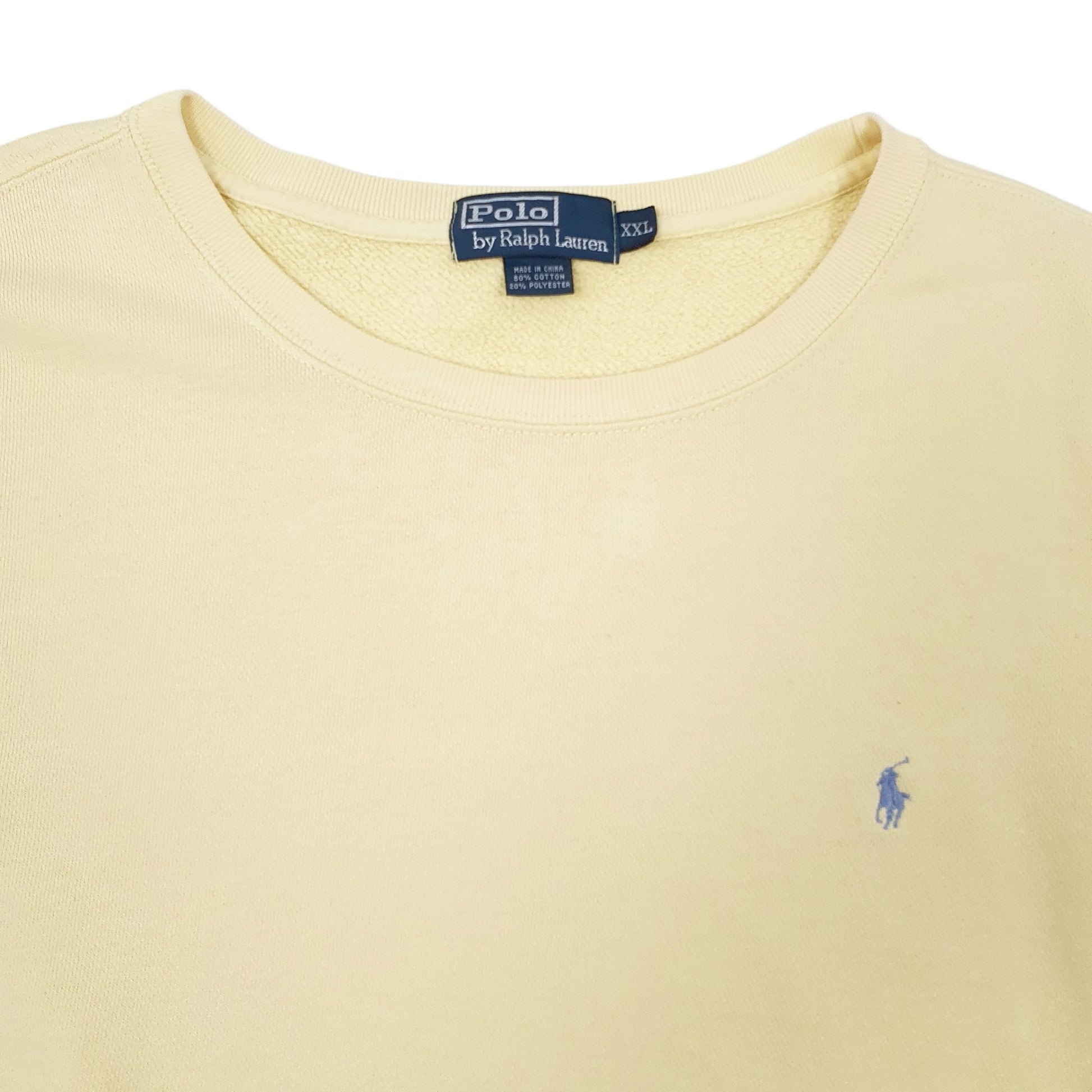 Mens Yellow Polo Ralph Lauren  Crewneck Jumper