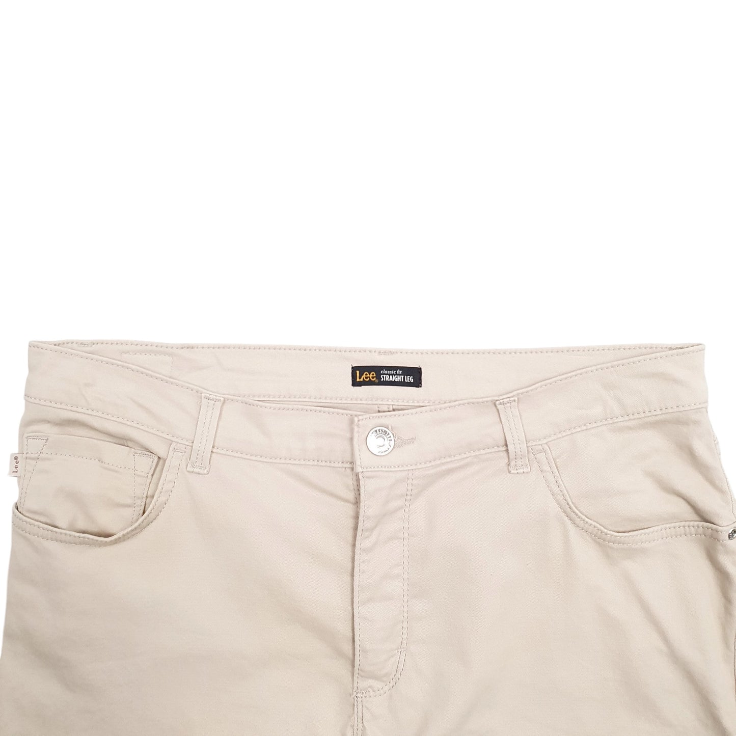 Womens Beige Lee  Chino Trousers