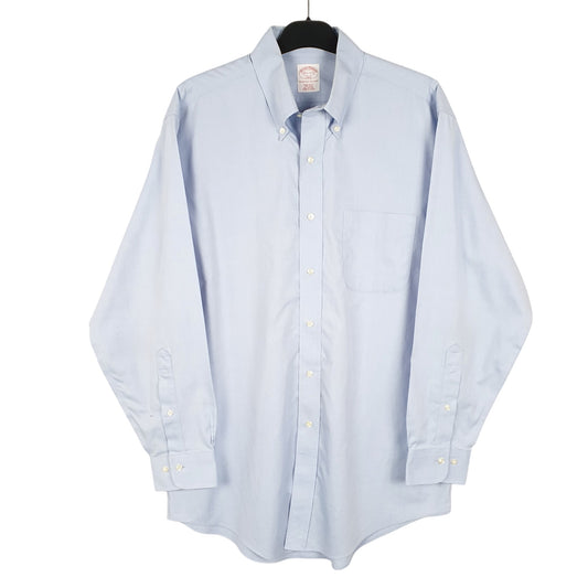 Mens Blue Brooks Brothers  Long Sleeve Shirt
