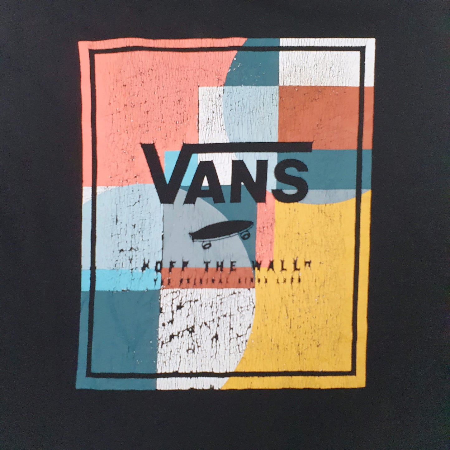 Mens Black Vans  Short Sleeve T Shirt