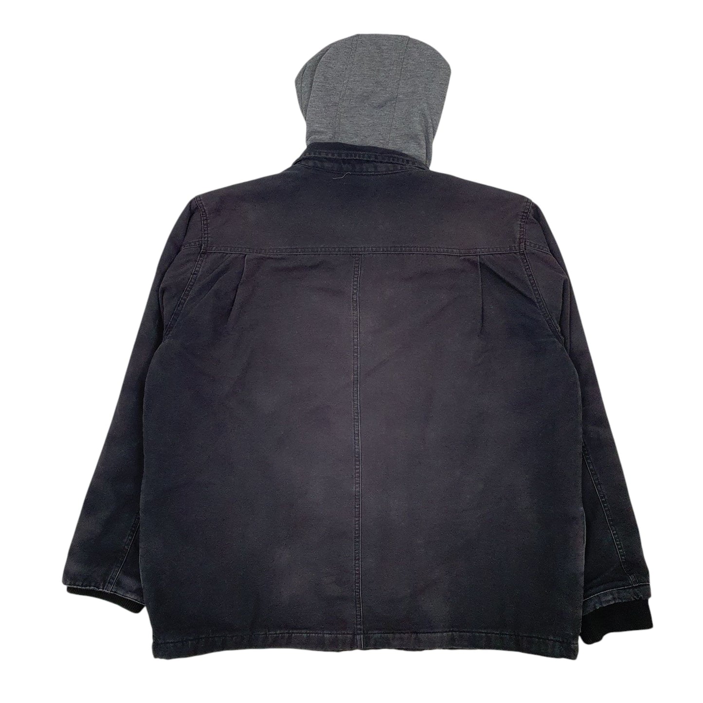 Mens Black Dickies  Crewneck Coat