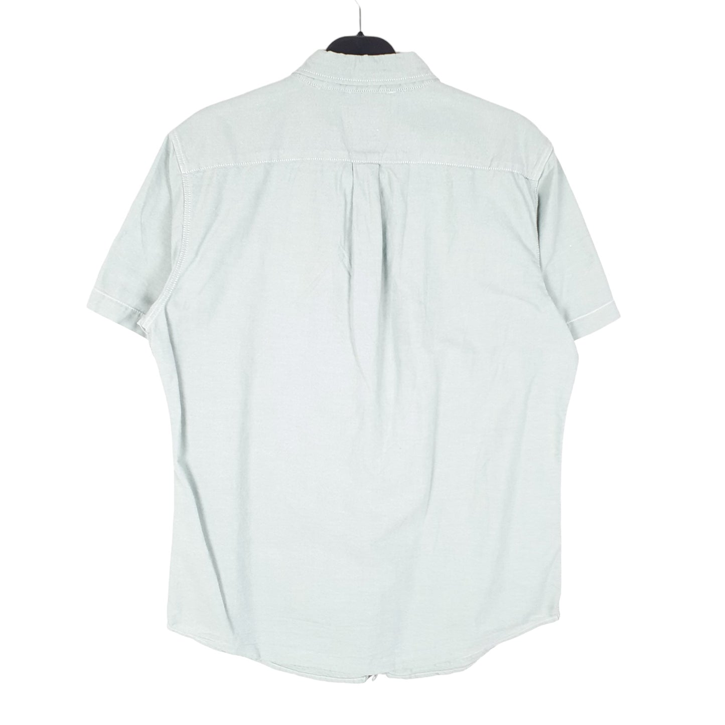 Mens Green Levis Oxford Chambray Modern Short Sleeve Shirt