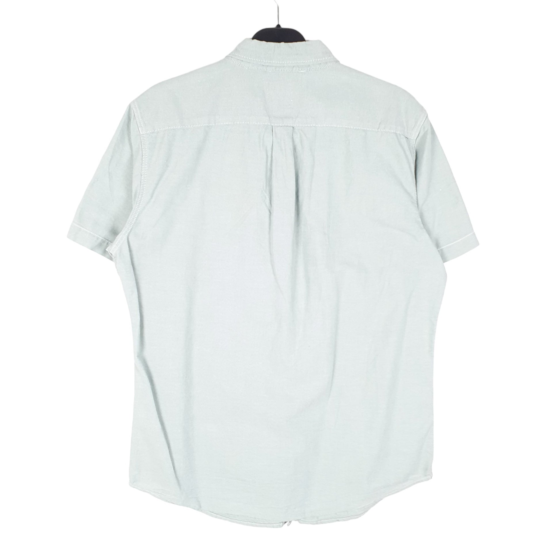 Mens Green Levis Oxford Chambray Modern Short Sleeve Shirt