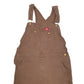 Mens Brown Dickies Carpenter Overalls Dungaree Trousers