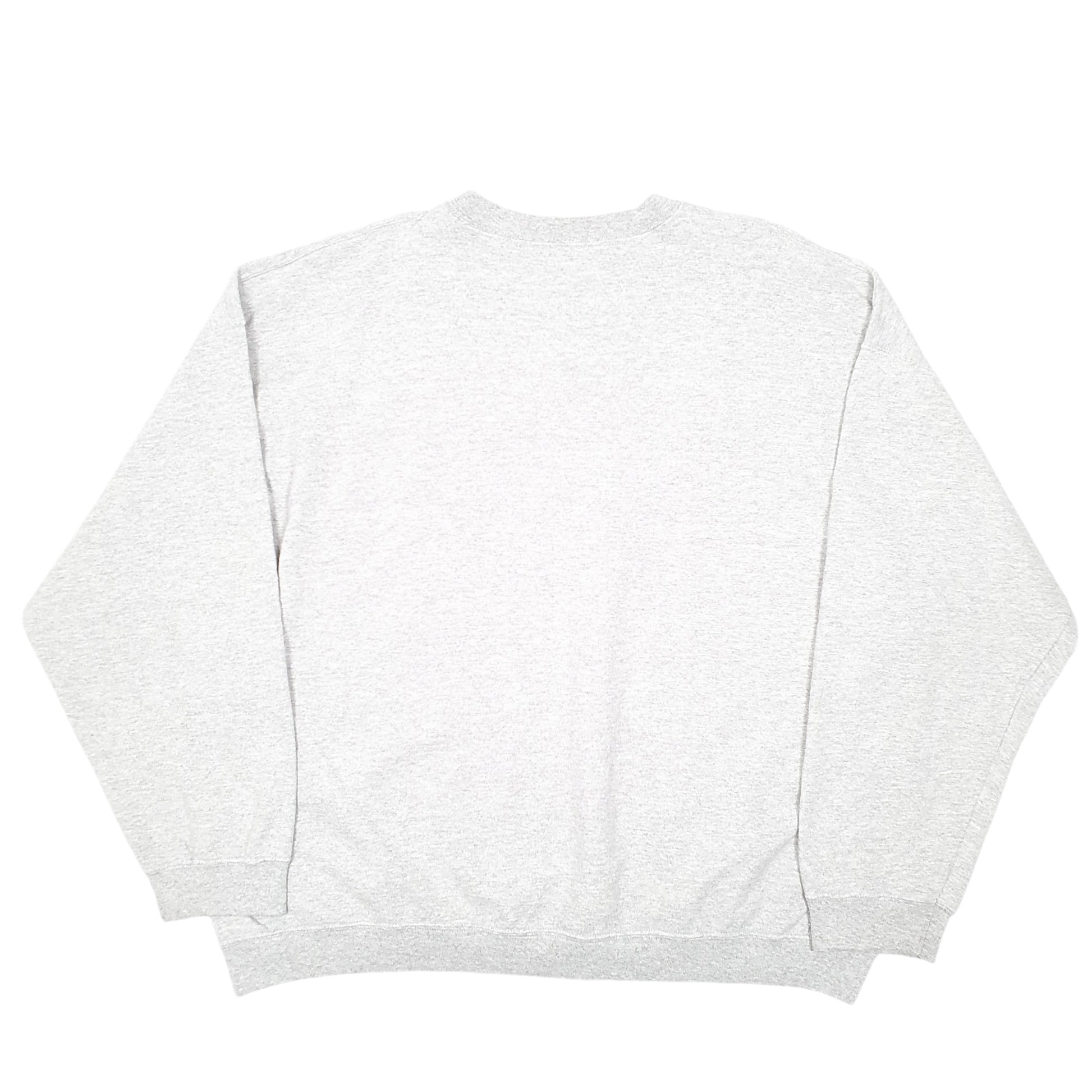 Mens Grey Open trails Michigan Great Lakes State USA Spellout Crewneck Jumper