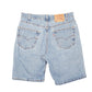 Mens Blue Levis Denim Jeans Jorts 505 Vintage Denim Shorts