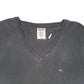 Mens Navy Tommy Hilfiger Knit V Neck Jumper