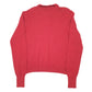 Mens Red Polo Ralph Lauren Collared Knit Crewneck Jumper