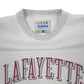 Mens Grey Gear for Sports Vintage 1990s Lafayette USA College Crewneck Jumper