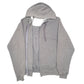 Mens Grey Champion Hoodie Full Zip Jumper