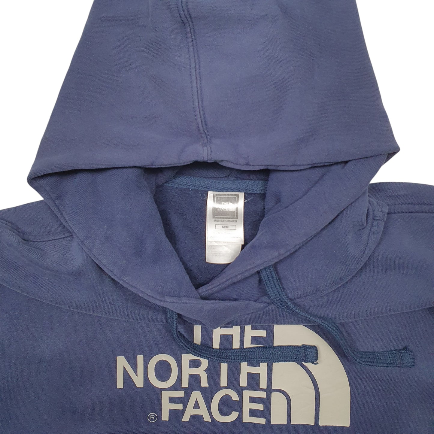 Mens Navy The North Face Spellout Hoodie Jumper