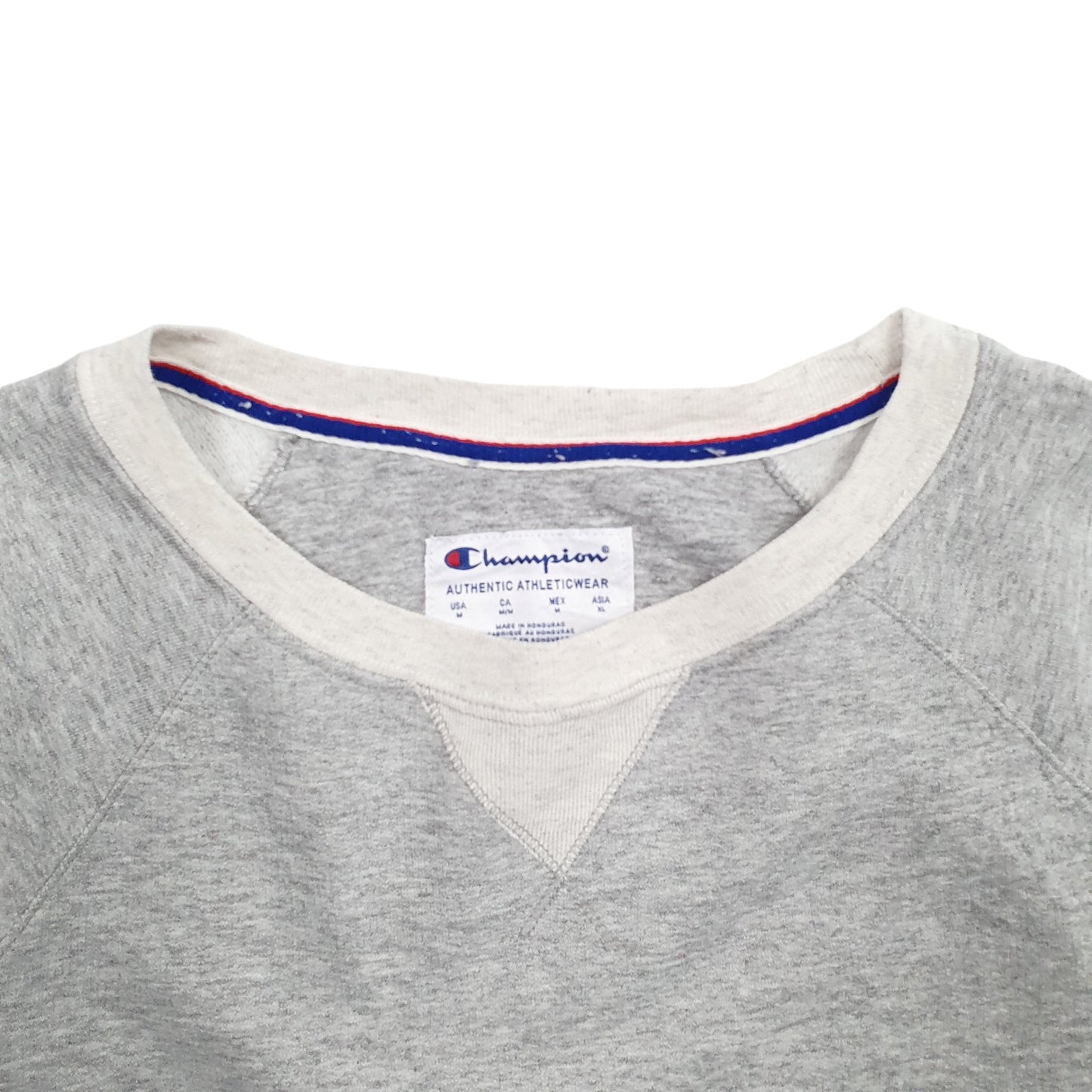 Mens Grey Champion  Crewneck Jumper