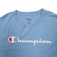 Mens Blue Champion Spellout Short Sleeve T Shirt