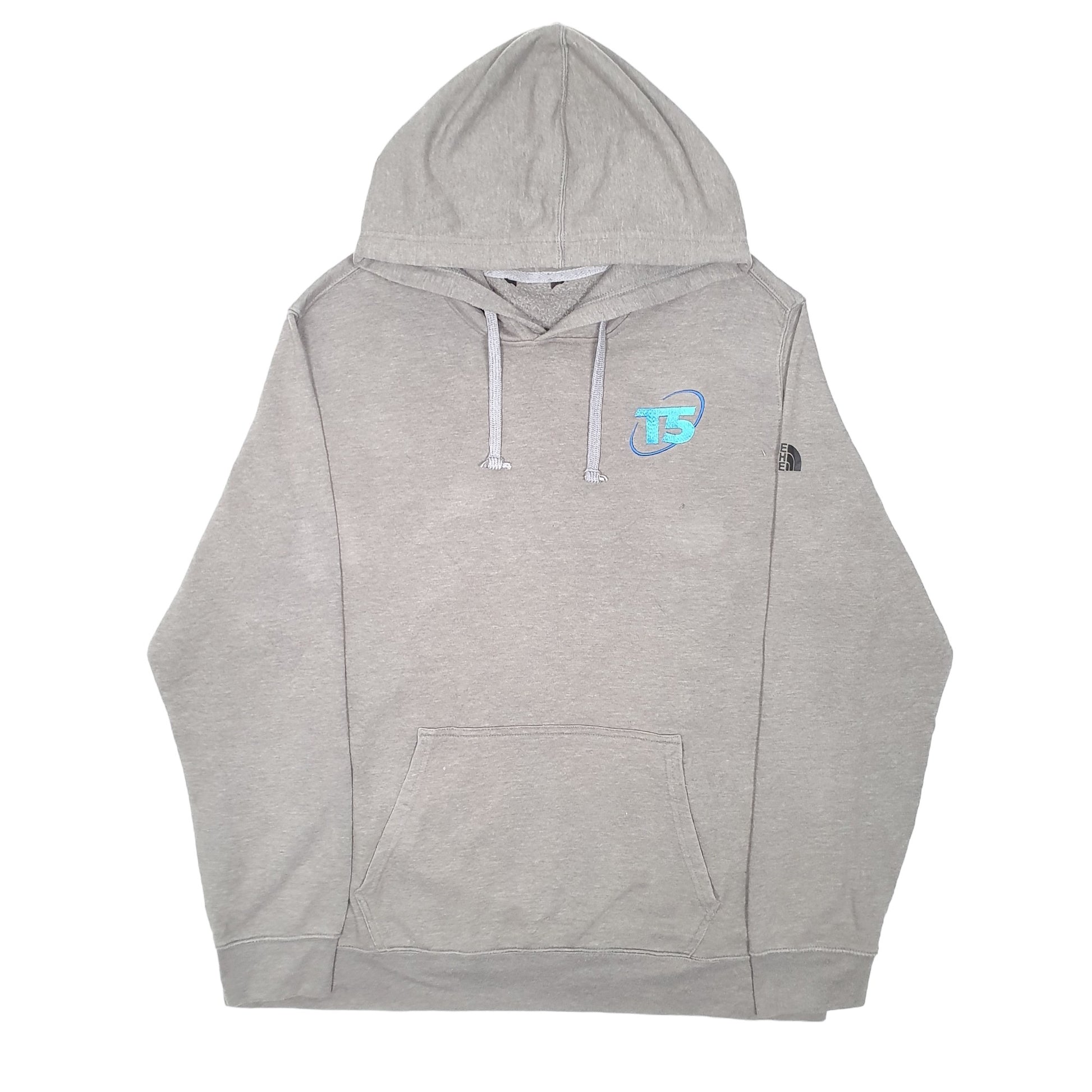 Mens Grey The North Face T5 Hoodie Jumper