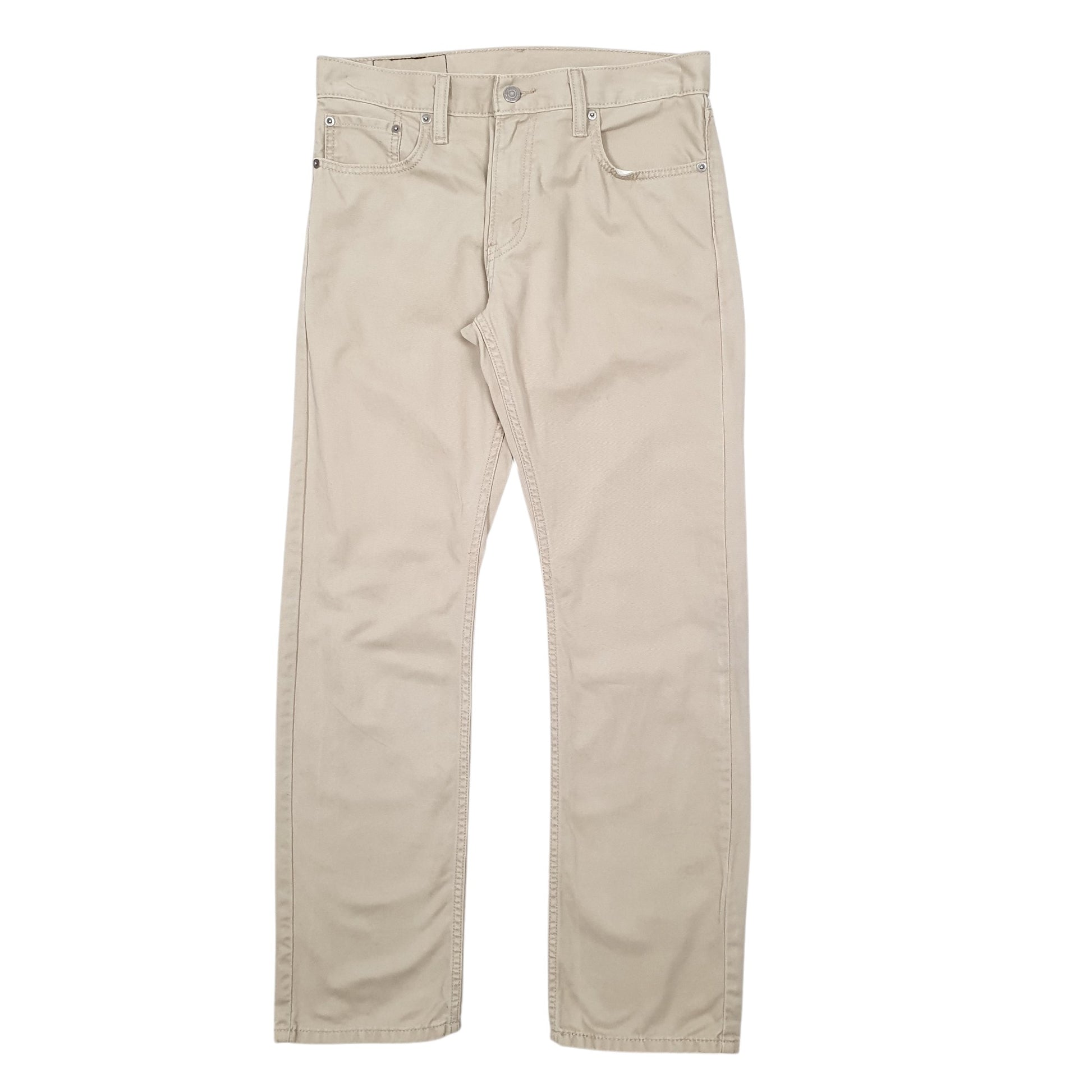 Mens Beige Levis 514 Chino Trousers