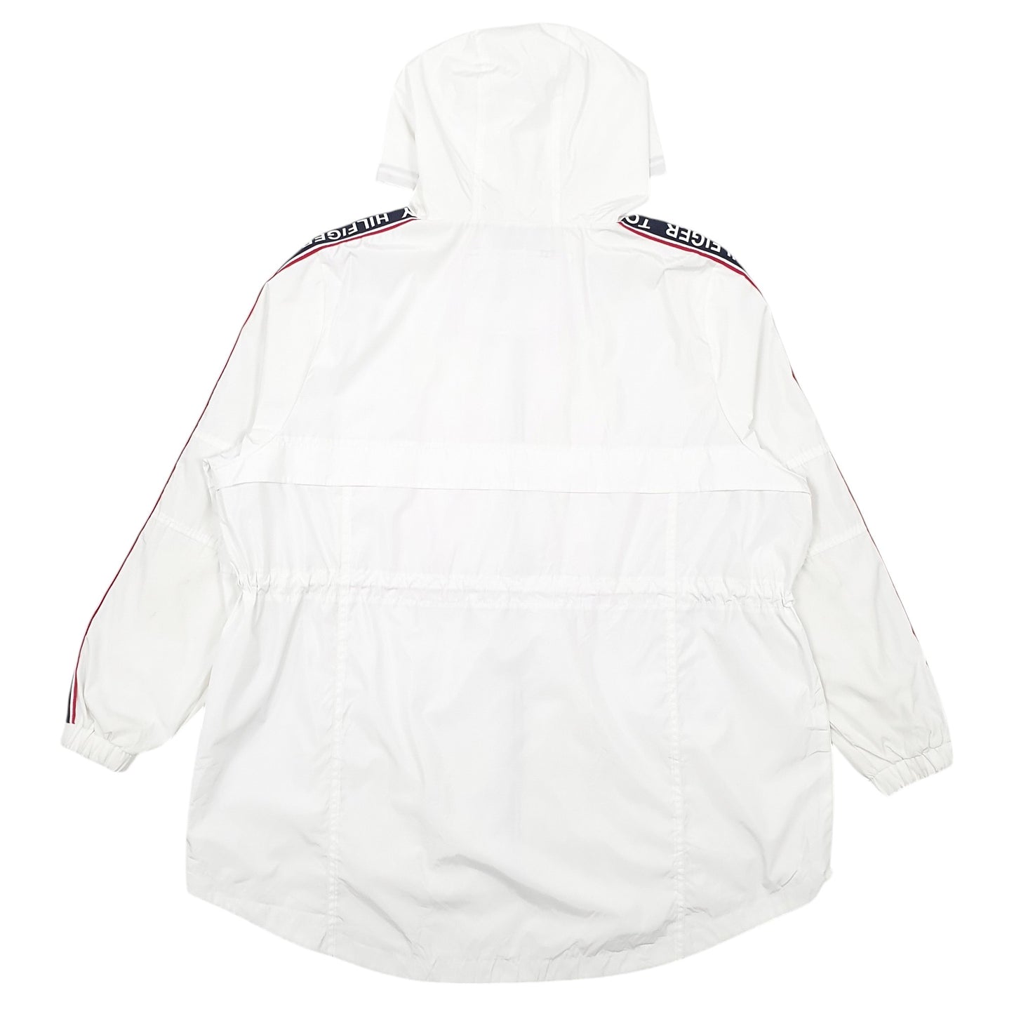 Womens White Tommy Hilfiger  Full Zip Coat