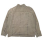 Mens Khaki Levis Military Sherpa Lined Full Zip Coat
