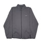 Mens Grey Wrangler Outdoor Full Zip Jumper