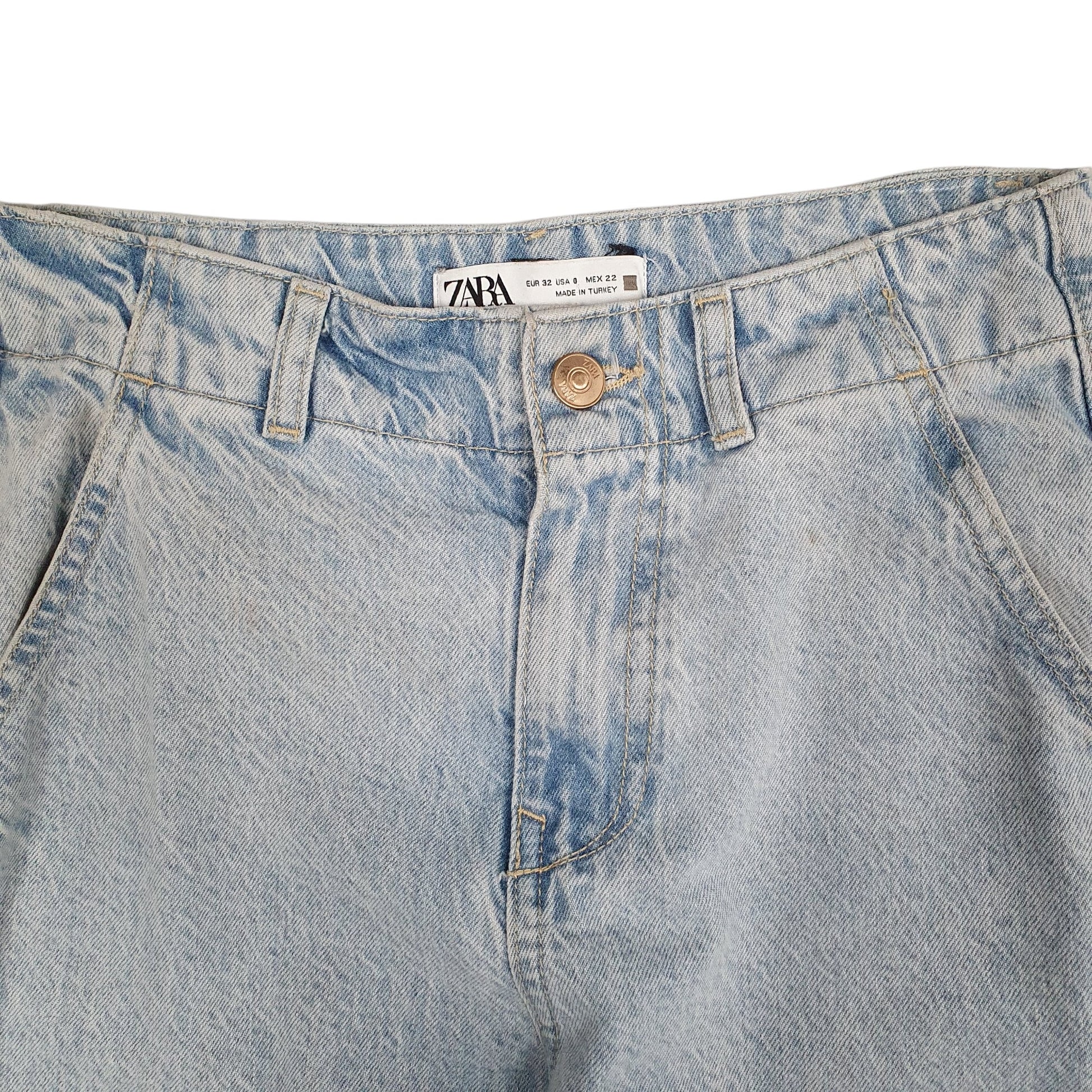 Womens Blue Zara  Baggy JeansW28 L30