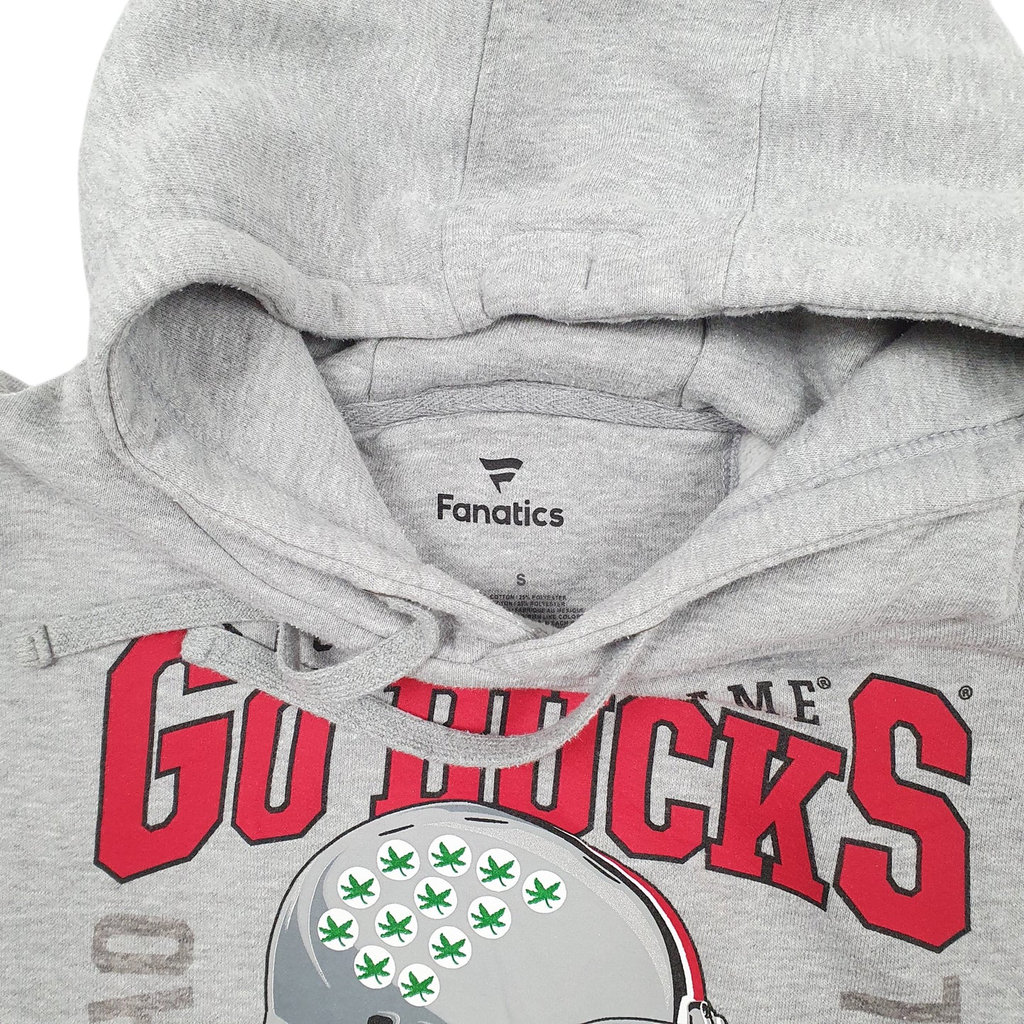 Mens Grey Fanatics NFL Football Rose Bowl Ohio State Hoodie Jumper