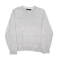 Mens Grey Nautica Knitwear V Neck Jumper