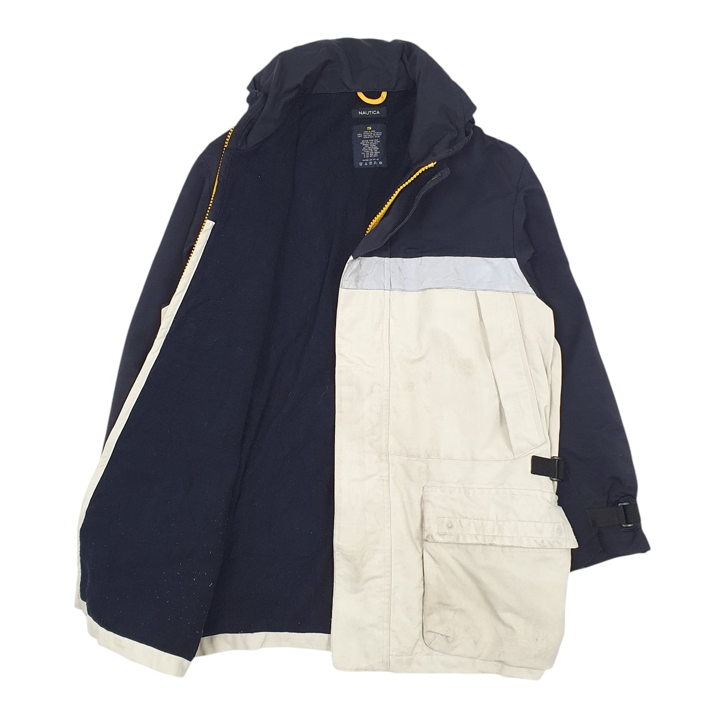 Mens Cream Nautica   Coat