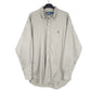Mens Khaki Ralph Lauren Oxford Long Sleeve Shirt