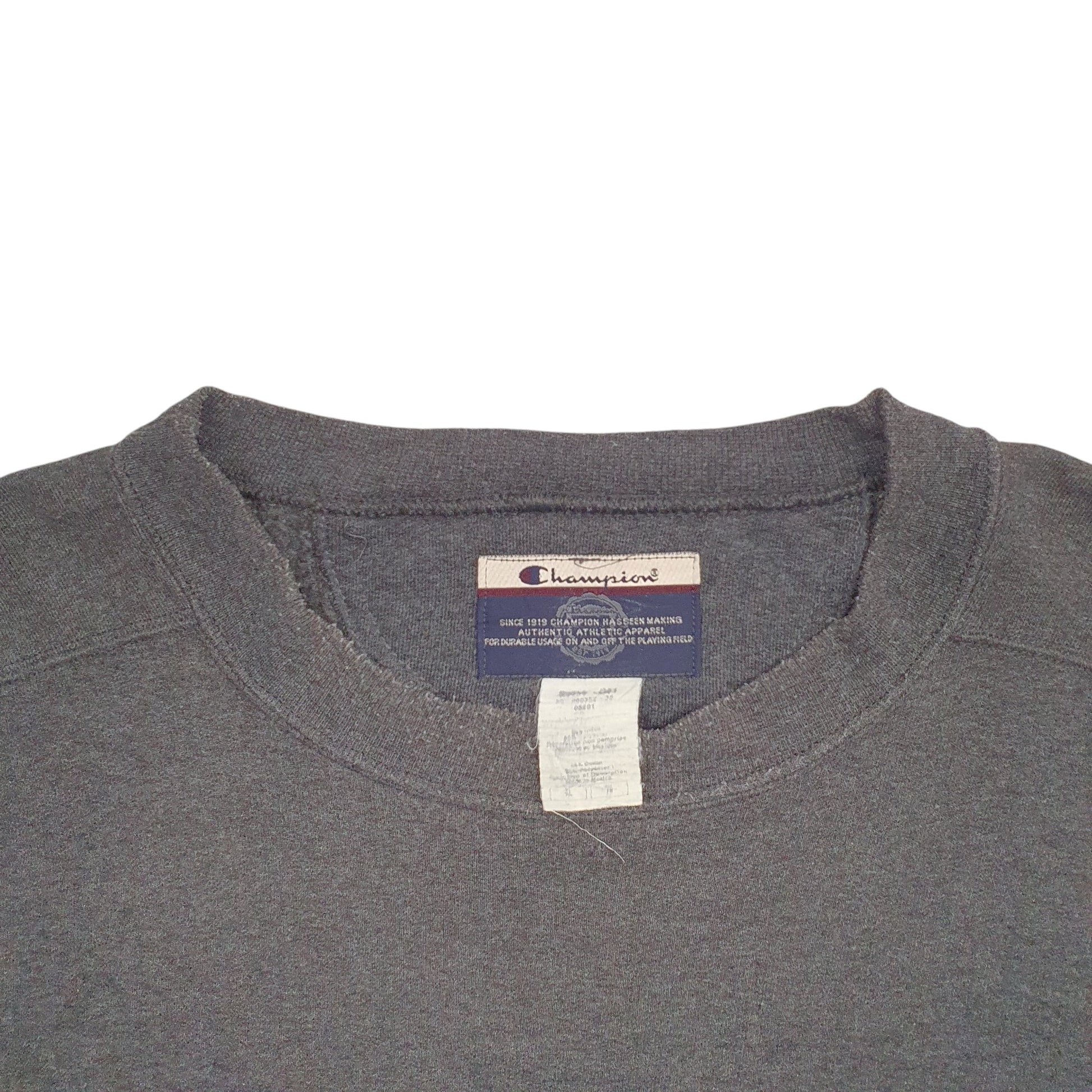 Mens Grey Champion  Crewneck Jumper