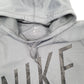 Mens Grey Nike Spellout Activewear Hoodie Jumper