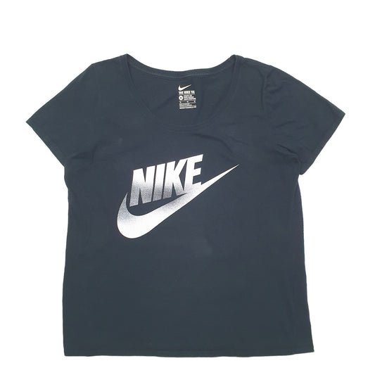 Womens Black Nike  Short Sleeve T Shirt