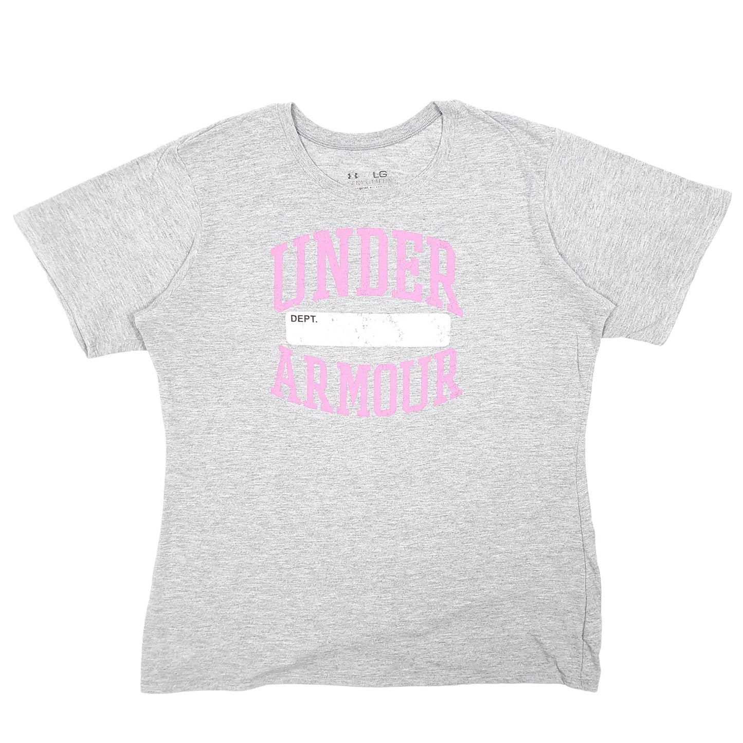 Womens Grey Under Armour  Short Sleeve T Shirt