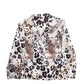 Womens Brown Proportion Petite Leopard Print  Coat