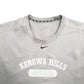 Mens Grey Nike Kennoway Hills Football Spellout Therma Fit Crewneck Jumper