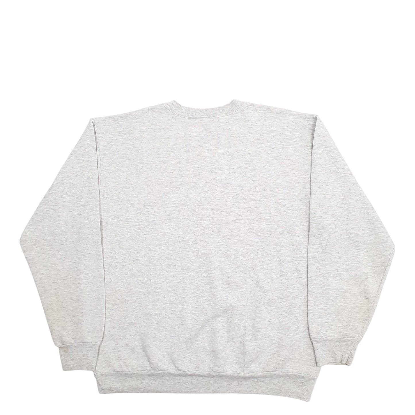 Mens Grey Unbranded Army Spellout Crewneck Jumper