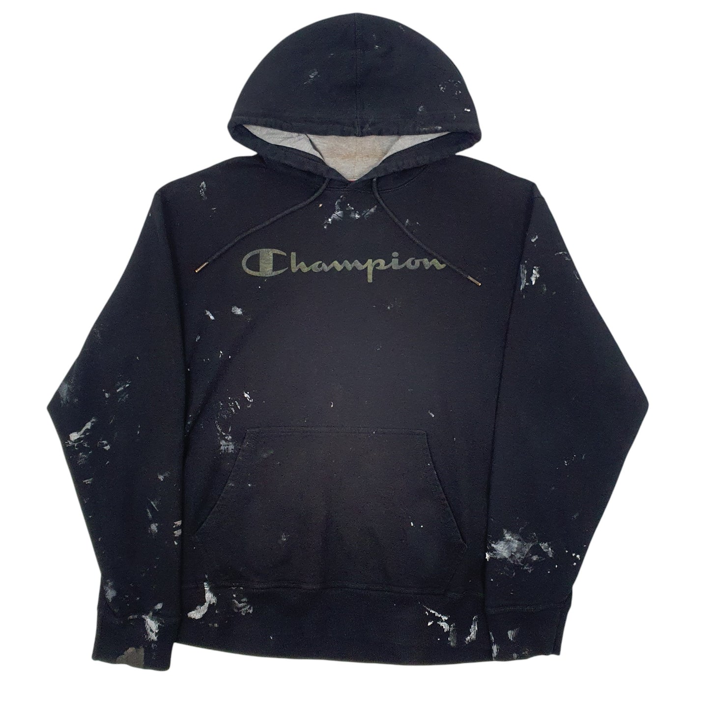 Mens Black Champion  Hoodie Jumper