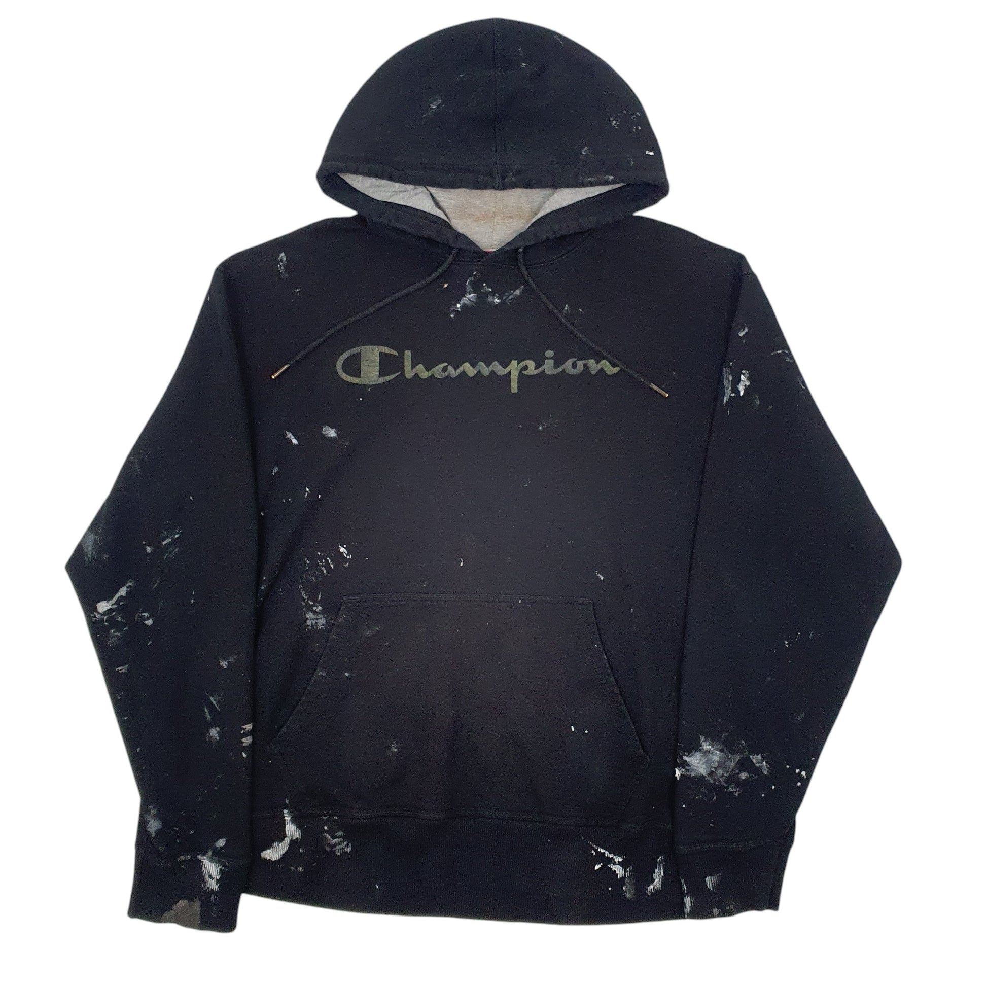 Mens Black Champion  Hoodie Jumper