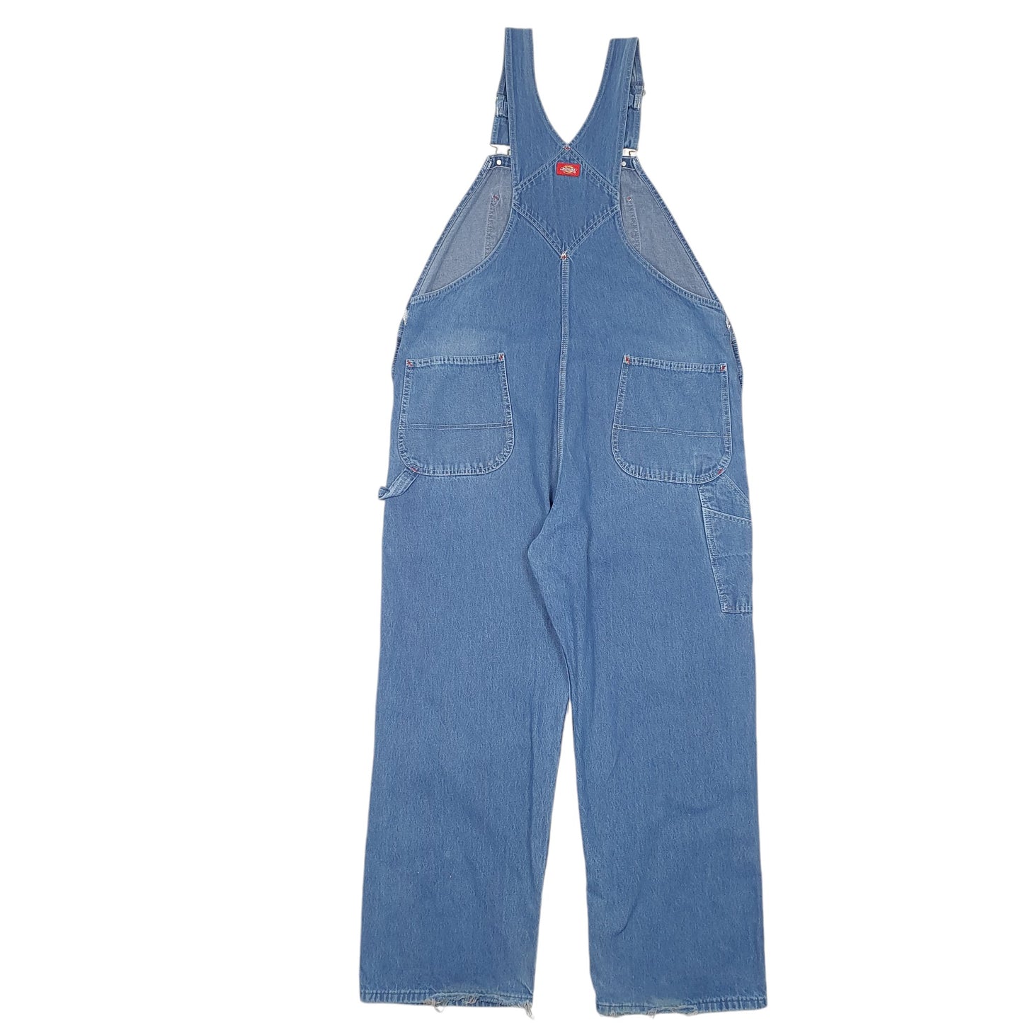 Mens Blue Dickies Denim Overalls Bib Dungaree Trousers