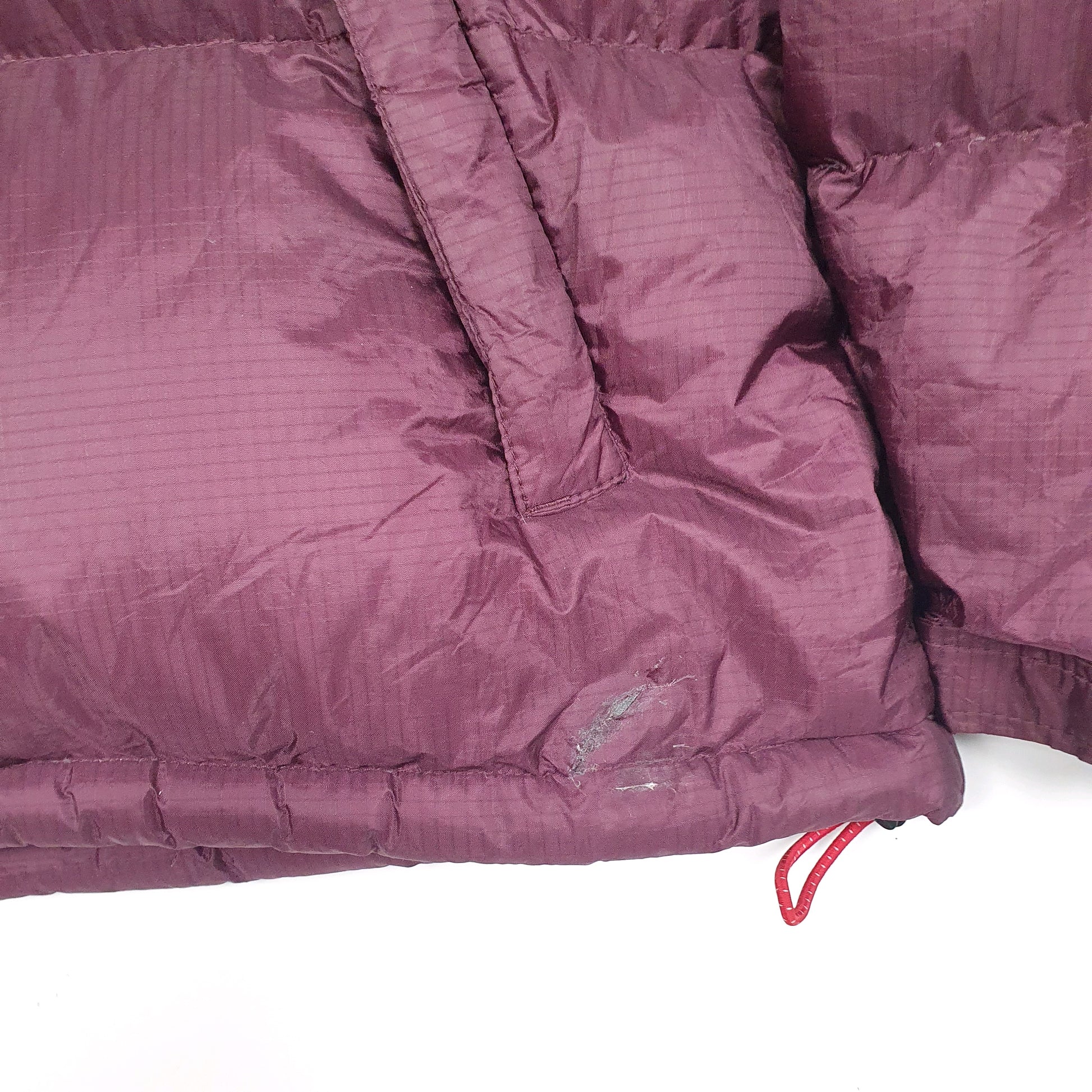 Mens Burgundy The North Face Baltoro Summit Series 700  Coat