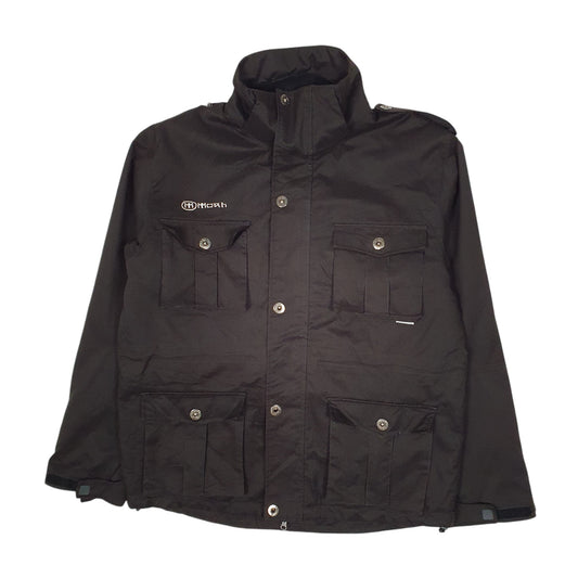 Mens Black Moah Snowboarding  Coat