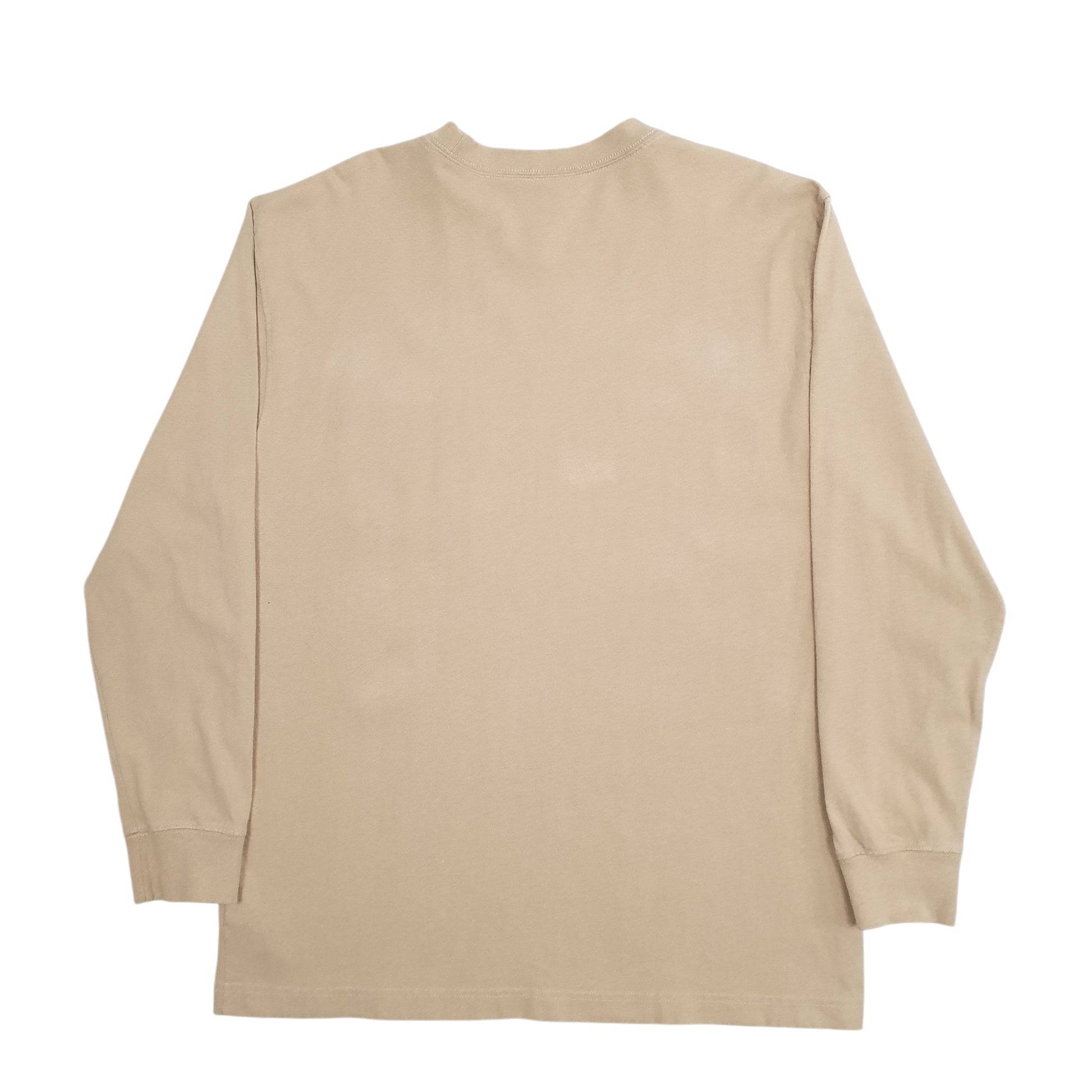 Mens Beige Dickies  Long Sleeve T Shirt