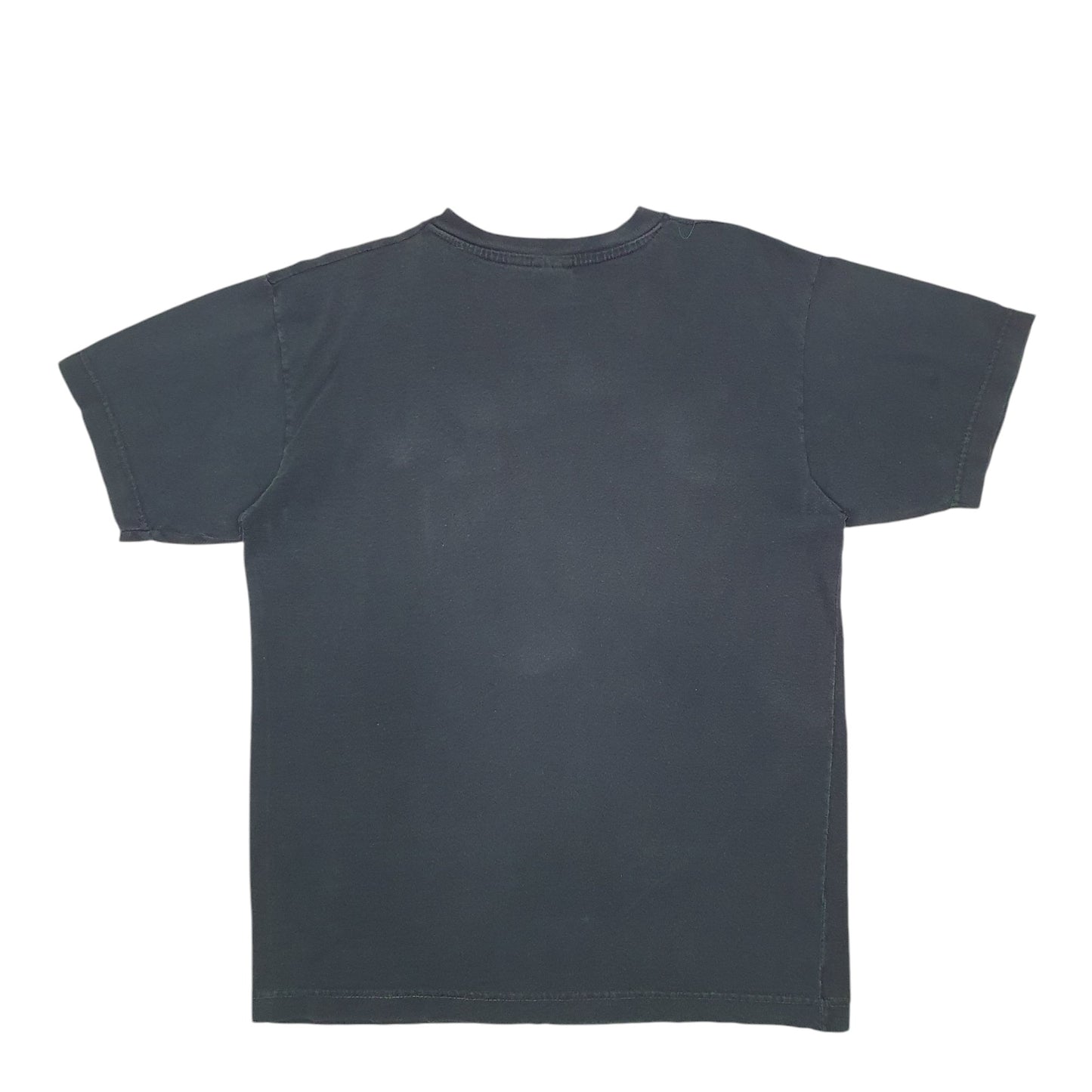 Mens Black Hard Rock Cafe Single Stitch Vintage 90s London Spellout Short Sleeve T Shirt