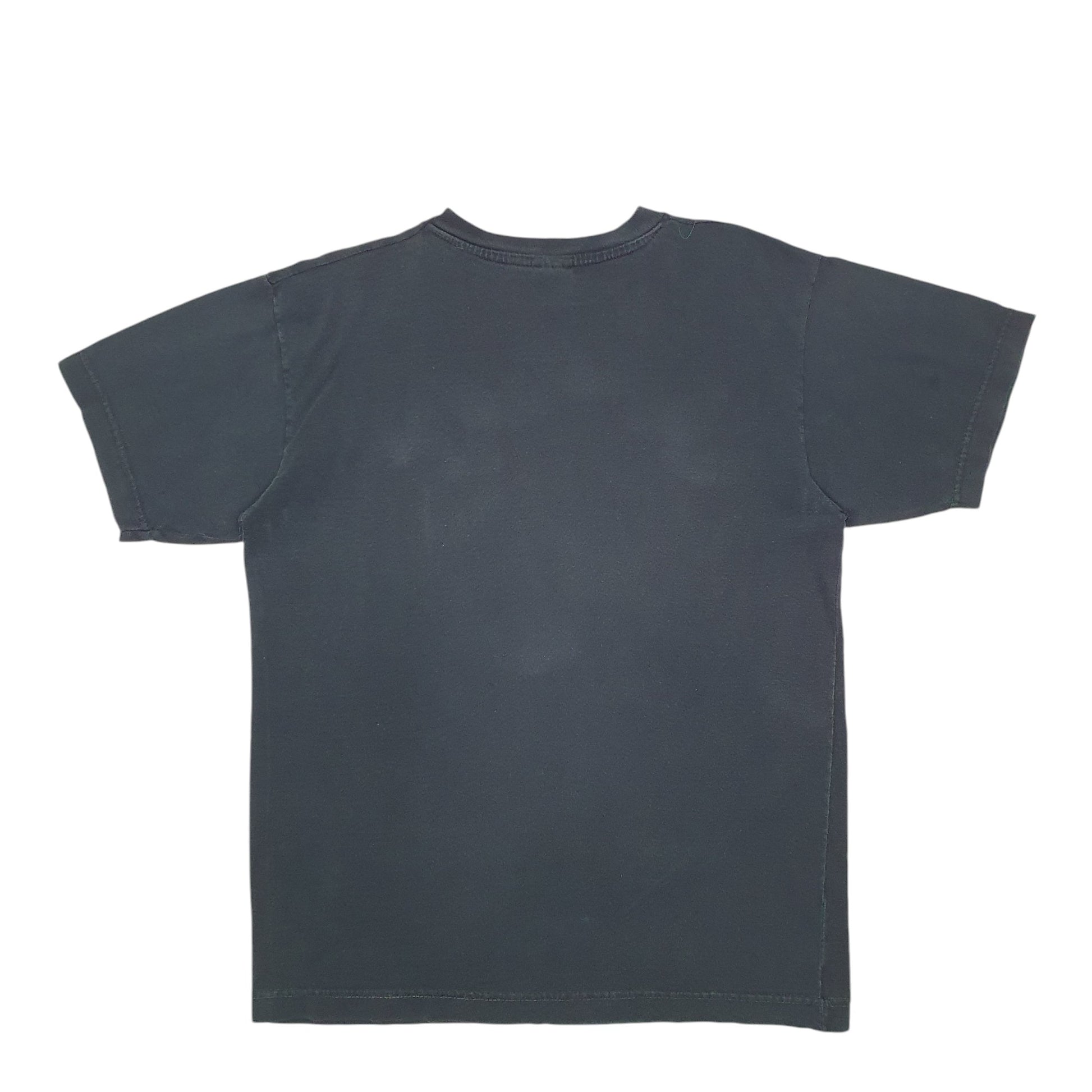 Mens Black Hard Rock Cafe Single Stitch Vintage 90s London Spellout Short Sleeve T Shirt